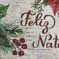 Jogo 4 Americanos Decorativos Natalino 33x48cm Flor De Natal - 2