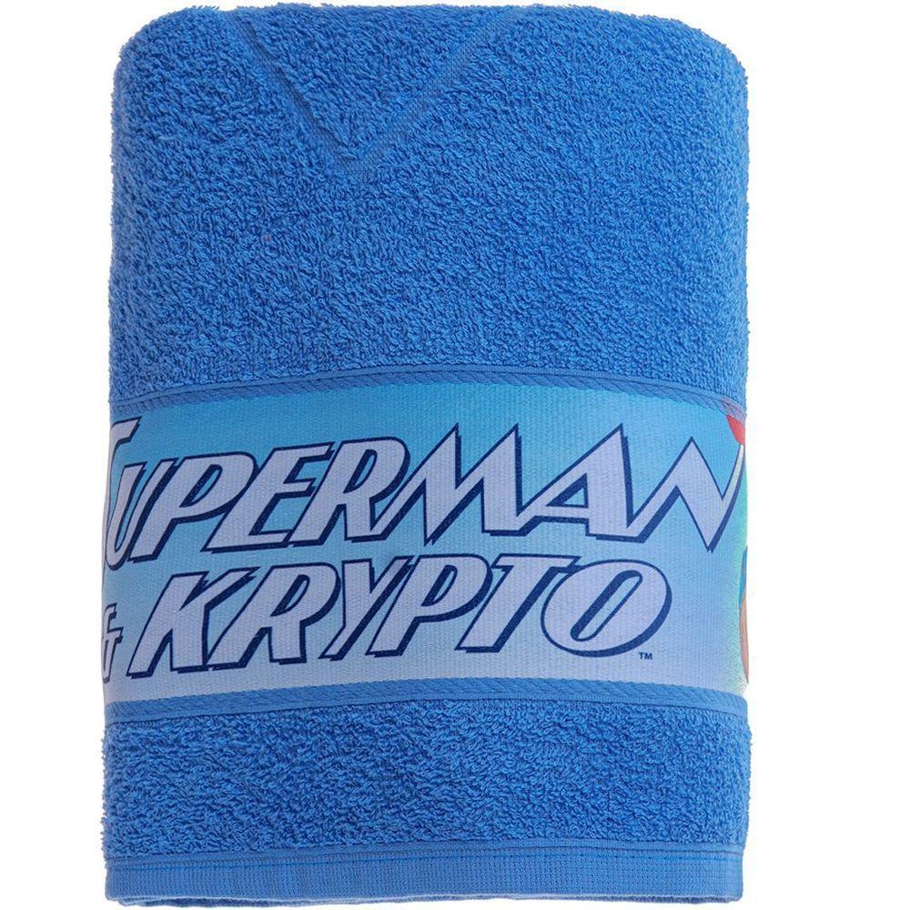 Toalha De Banho Bene Casa Superman 90%algodão 340g-m² 70x110cm Superman&krypto Voo - 1