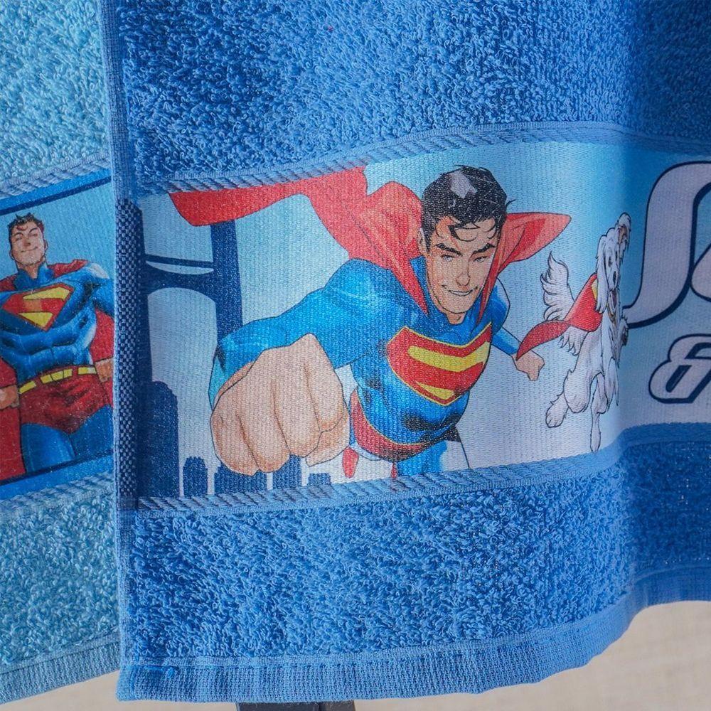Toalha De Banho Bene Casa Superman 90%algodão 340g-m² 70x110cm Superman&krypto Voo - 3