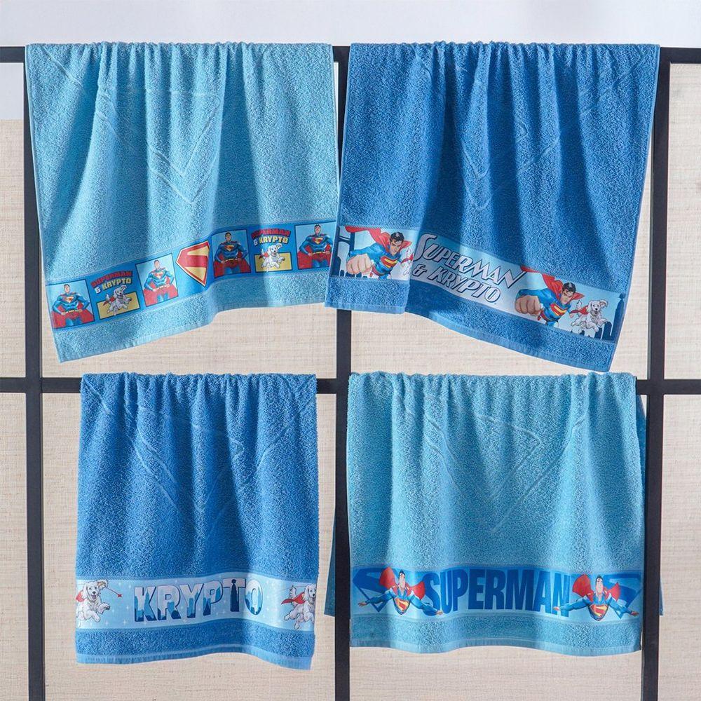 Toalha De Banho Bene Casa Superman 90%algodão 340g-m² 70x110cm Superman&krypto Voo - 4