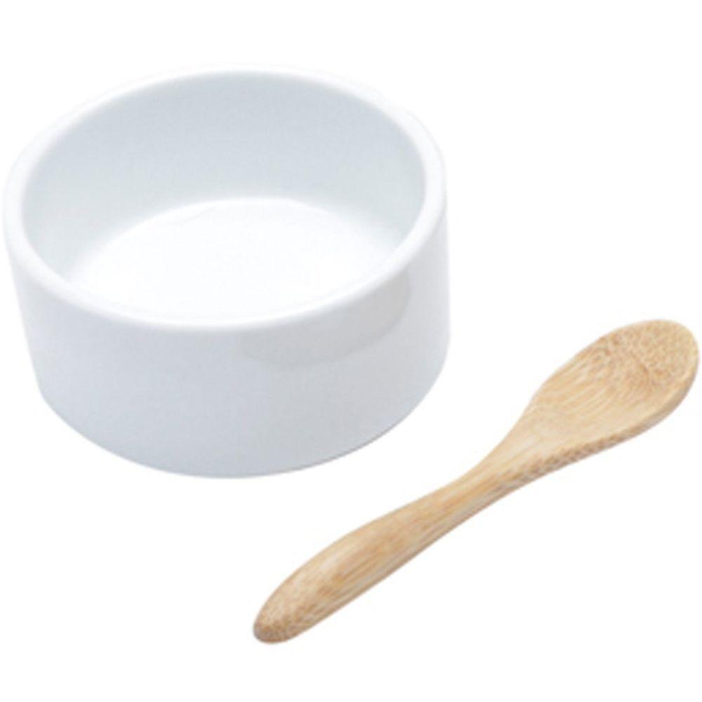 Conjunto Bandeja De Bambu Lyor Com 4 Molheiras E 4 Colheres De Bambu 48x9,5cm - 4