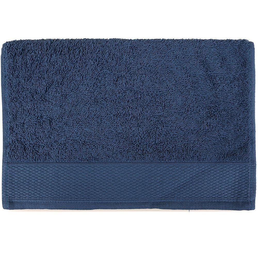 Toalha De Academia 100% Algodão 30x80cm 400g-m² Atlântica Azul Marinho - 1