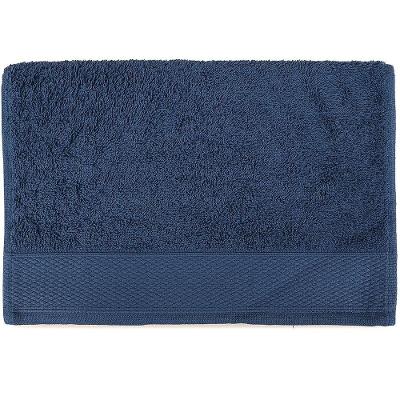 Toalha De Academia 100% Algodão 30x80cm 400g-m² Atlântica Azul Marinho