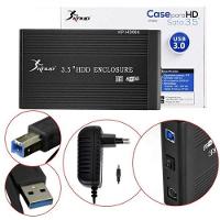 Case para Hd Pc Sata 3.5 Usb 3.0 Externo Kp-hd004 - Preto - 3