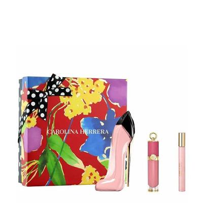 Kit Carolina Herrera Good Girl Blush Feminino - Edp 80ml + 10ml + Blush Liquido 5ml