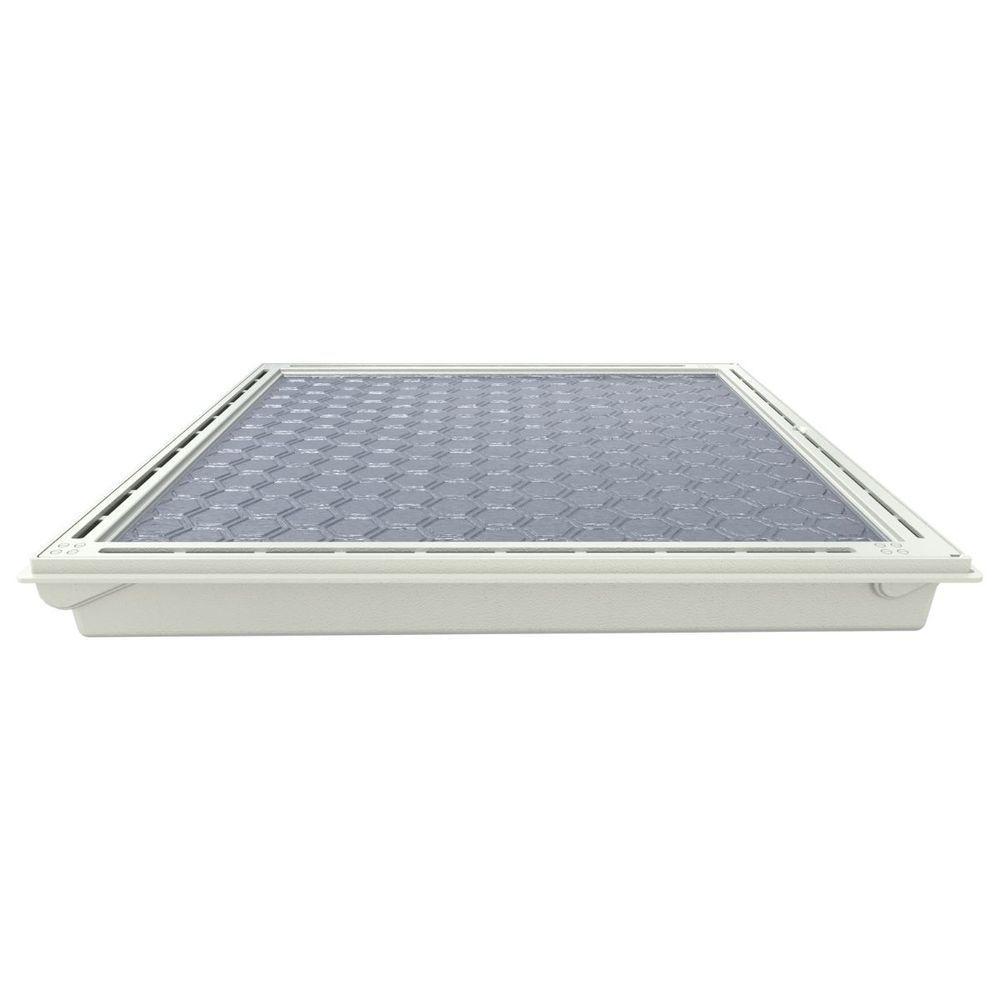 Alçapão Tampa Casa Maquina Piscina 120x120 Gaveta Deslizante Bege Claro - 8