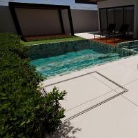 Alçapão Tampa Casa Maquina Piscina 120x120 Gaveta Deslizante Bege Claro - 6