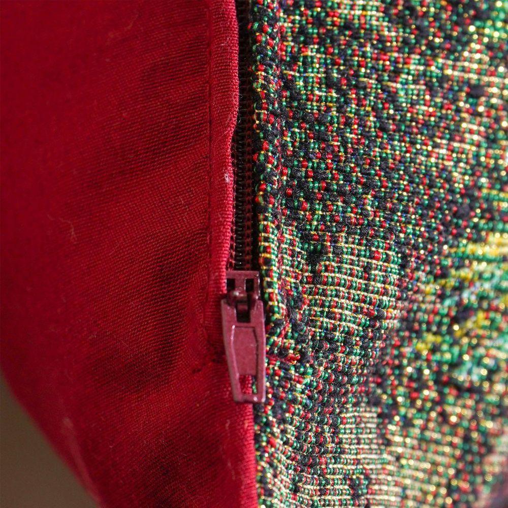 Kit 3 Capa De Almofada Decorativa Natalina 45x45cm Noel Fleur - 9