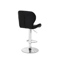 Conjunto 03 Banquetas Slim Couro Pu Regulagem Altura Preta