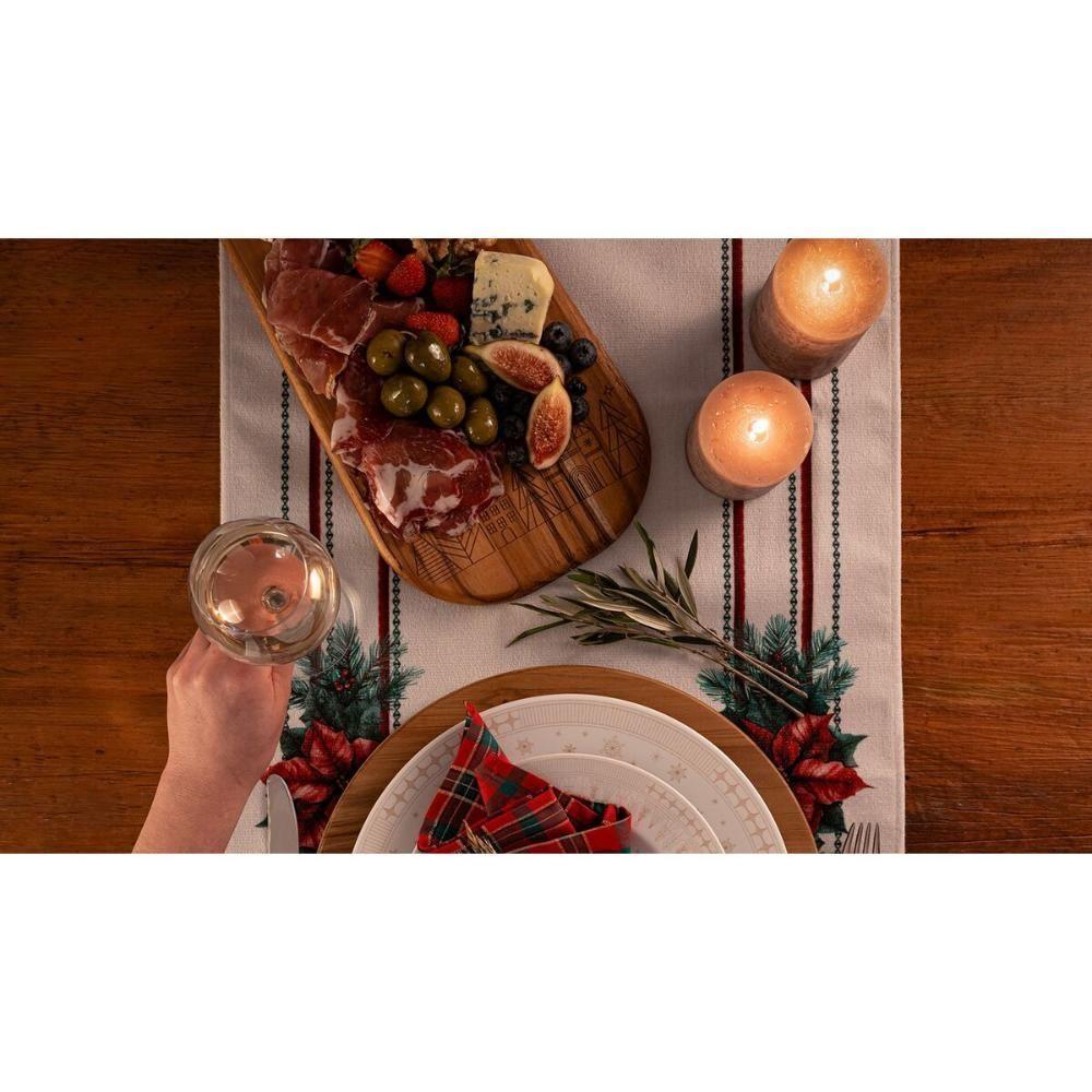 Tábua Para Servir Tramontina Casa Natal Em Madeira Teca Fsc Com Acabamento Em Óleo. - 6