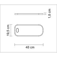 Tábua Para Servir Tramontina Casa Natal Em Madeira Teca Fsc Com Acabamento Em Óleo. - 2