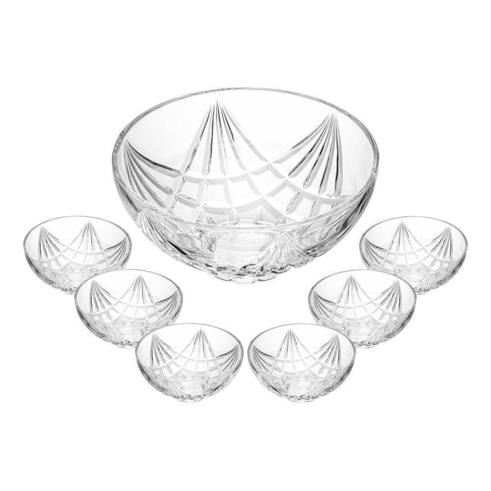 Conjunto 7 Peças Para Sobremesa De Vidro Sun Wolff - 1