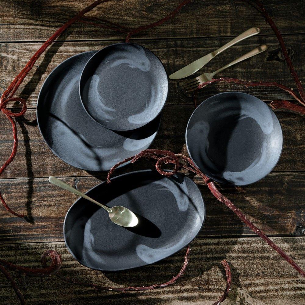 Conjunto De Pratos De Sobremesa 06 Peças Halloween Boo Porto Brasil - 3