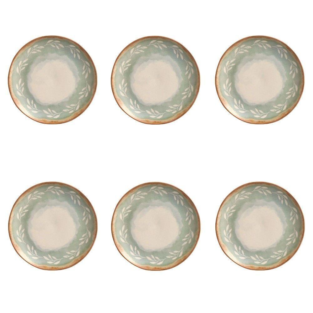 Conjunto De Pratos De Sobremesa 06 Peças Coup New Mediterrâneo Porto Brasil - 1