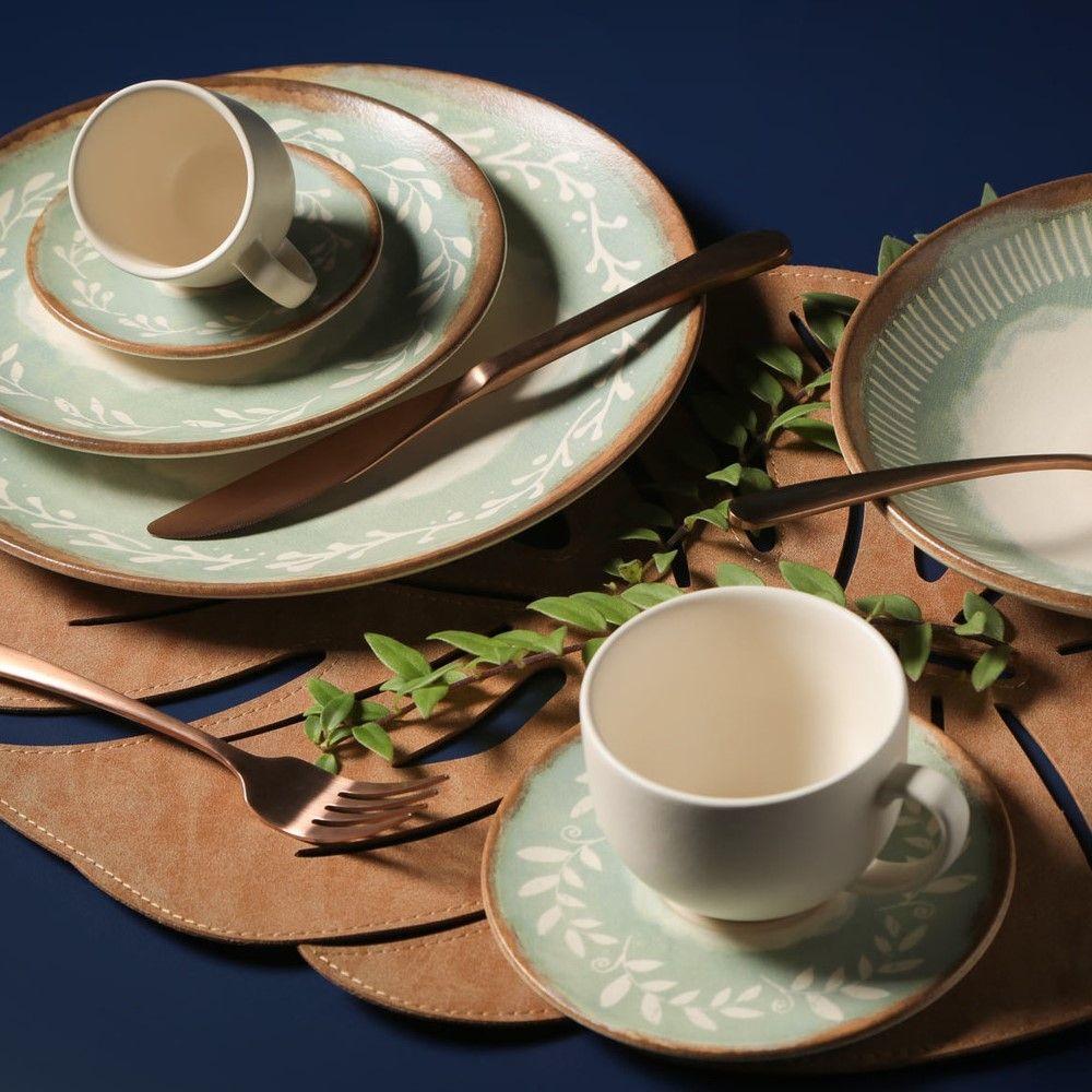 Conjunto De Pratos De Sobremesa 06 Peças Coup New Mediterrâneo Porto Brasil - 5