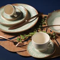 Conjunto De Pratos De Sobremesa 06 Peças Coup New Mediterrâneo Porto Brasil - 5