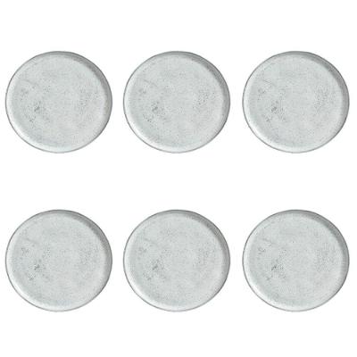 Conjunto de Pratos de Sobremesa Bio Echo 6 Peças Stoneware 0,5L Cinza Porto Brasil