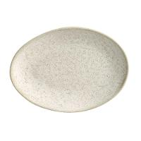 Conjunto De Pratos De Sobremesa Oval 06 Peças Orgânico Vanilla Porto Brasil - 2