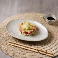 Conjunto De Pratos De Sobremesa Oval 06 Peças Orgânico Vanilla Porto Brasil - 7