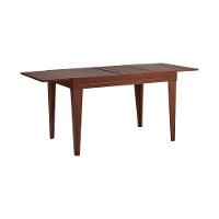 Mesa De Jantar 1,20m Extensível 1,80m Gênova Em Madeira Maciça - Imbuia - 1