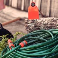 Mangueira Flex Verde Em Pvc 3 Camadas 30 M Com Engate Rosqueado E Esguicho - Tramontina