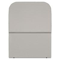 Cabeceira Solteiro 90 Cm Com Frame Alana Suede Cinza Claro Artte Cinza Claro - 5