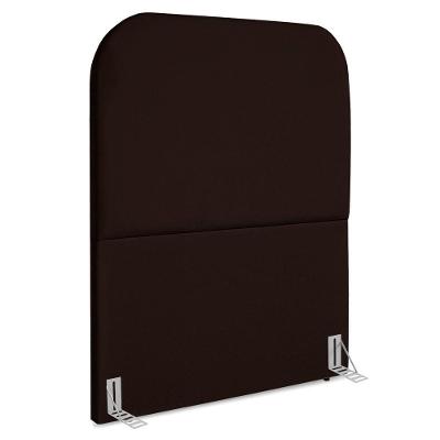 Cabeceira Solteiro 90 Cm Com Frame Alana Suede Marrom Artte Marrom