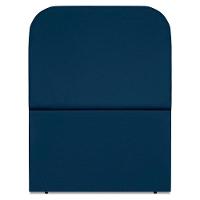 Cabeceira Solteiro 90 Cm Com Frame Alana Suede Azul Marinho Artte Azul Marinho - 5