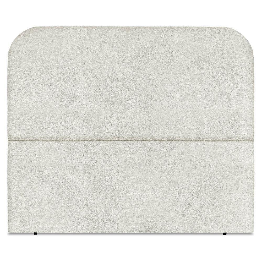 Cabeceira Queen 160 Cm Com Frame Alana Boucle Cinza Claro Artte Cinza Claro - 6