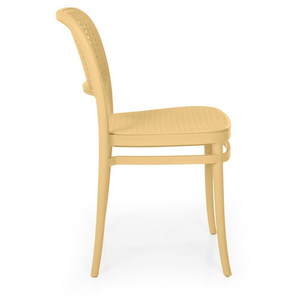 Conjunto Mesa De Jantar Redonda Imperial 70cm Preta Com 2 Cadeiras Roma - Nude - 6