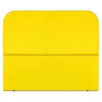 Cabeceira Casal 140 Cm Com Frame Alana Suede Amarelo Artte Amarelo - 5
