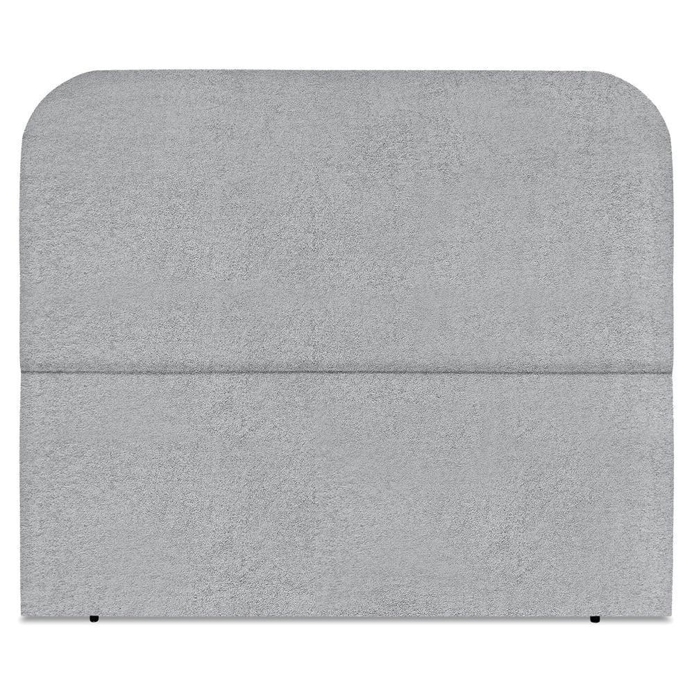 Cabeceira Casal 140 Cm Com Frame Alana Boucle Cinza Artte Cinza - 6