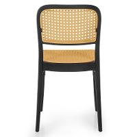 Conjunto Mesa De Jantar Redonda Imperial 70cm Branca Com 2 Cadeiras Roma - Preto - 8