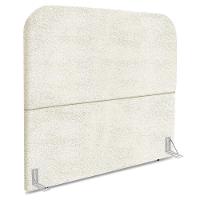 Cabeceira Queen 160 Cm Com Frame Alana Boucle Bege Artte Bege - 1