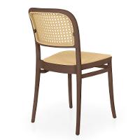 Conjunto Mesa De Jantar Redonda Imperial 70cm Branca Com 2 Cadeiras Roma - Marrom - 7