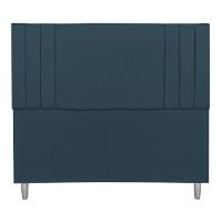 Cabeceira Solteiro 0,90m Viena Suede Azul Marinho Dal Poz Estofados - 3