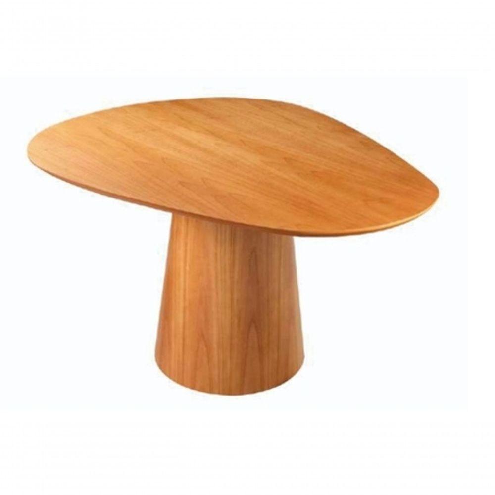 Mesa De Jantar Tampo Orgânico 1,65m X 1,40m Chloe Gold Salas - 1