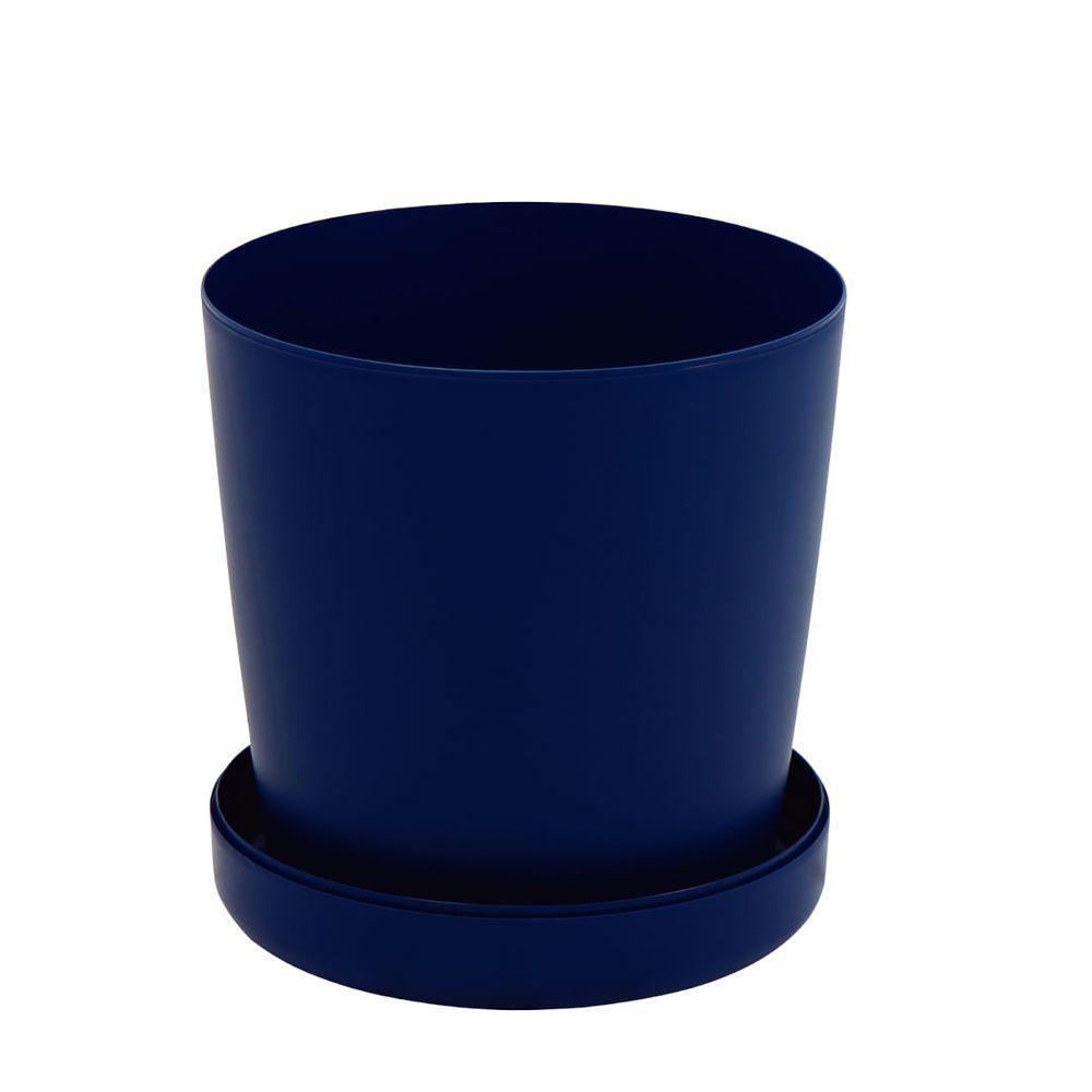 Puff Multiuso Tramontina Em Polipropileno Azul Yale 35 Cm - 3