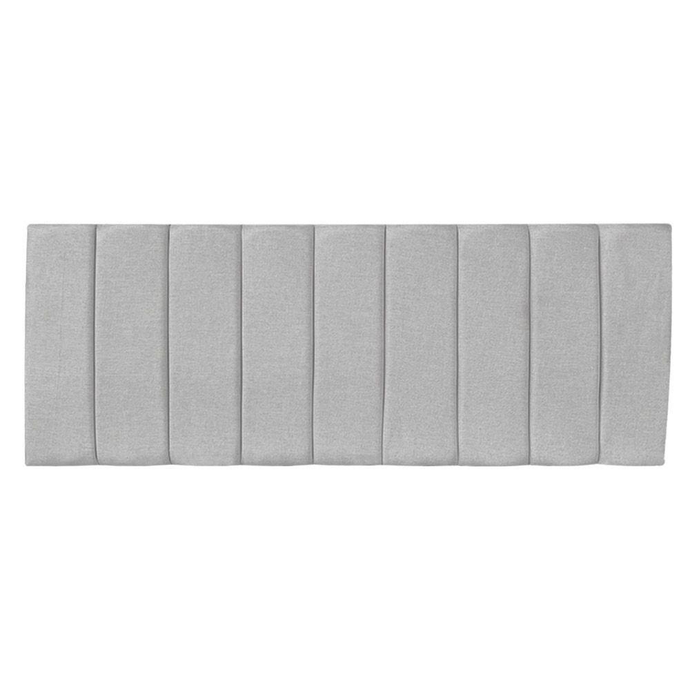 Cabeceira Painel Casal King 1,95m Londres Linho Cinza Dal Poz Estofados - 3