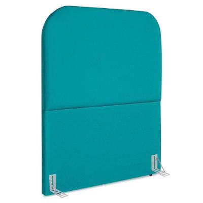 Cabeceira Solteiro 100 Cm Com Frame Alana Suede Azul Turquesa Artte Azul Turquesa