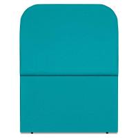 Cabeceira Solteiro 100 Cm Com Frame Alana Suede Azul Turquesa Artte Azul Turquesa - 5