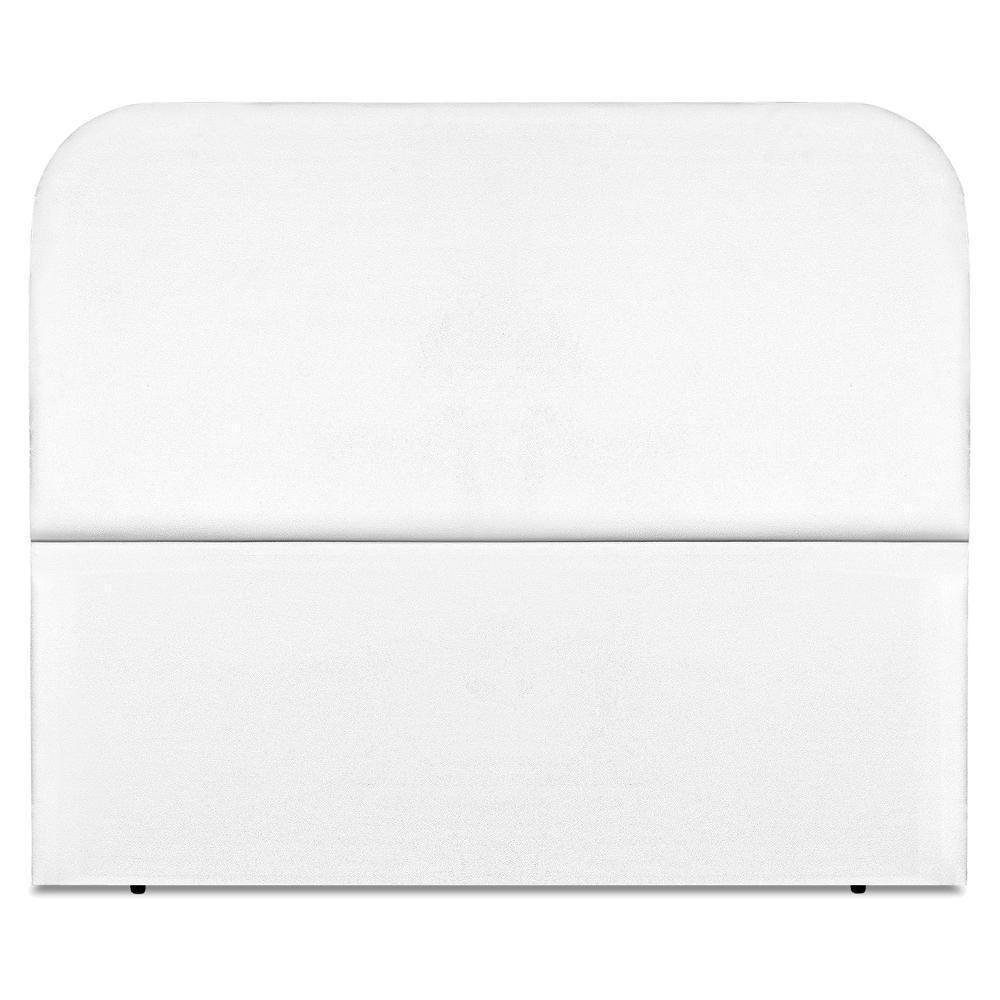 Cabeceira Casal 140 Cm Com Frame Alana Suede Branco Artte Branco - 5