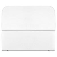Cabeceira Casal 140 Cm Com Frame Alana Suede Branco Artte Branco - 5