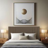 Cabeceira Solteiro 0,90m Viena Linho Marrom Dal Poz Estofados - 2