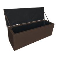 Kit Cabeceira Painel E Calçadeira Baú Casal 1,40m Londres Veludo Marrom Dal Poz Estofados - 6