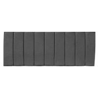 Cabeceira Painel Casal 1,40m Londres Suede Cinza Dal Poz Estofados - 3