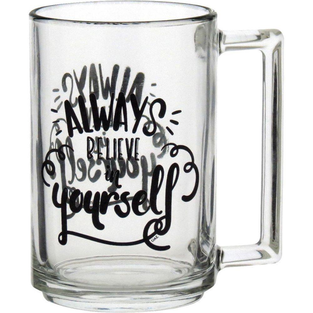 Luminarc A La Bonne Caneca 11X10X7Cm 320Ml Vidro Temperado Transp Decorado - 1