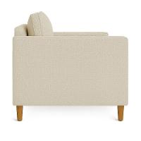 Kit 2 Poltronas Decorativa Helena Linho Dourado Dal Poz Estofados - 5