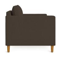 Kit 2 Poltronas Decorativa Helena Linho Marrom Dal Poz Estofados - 5