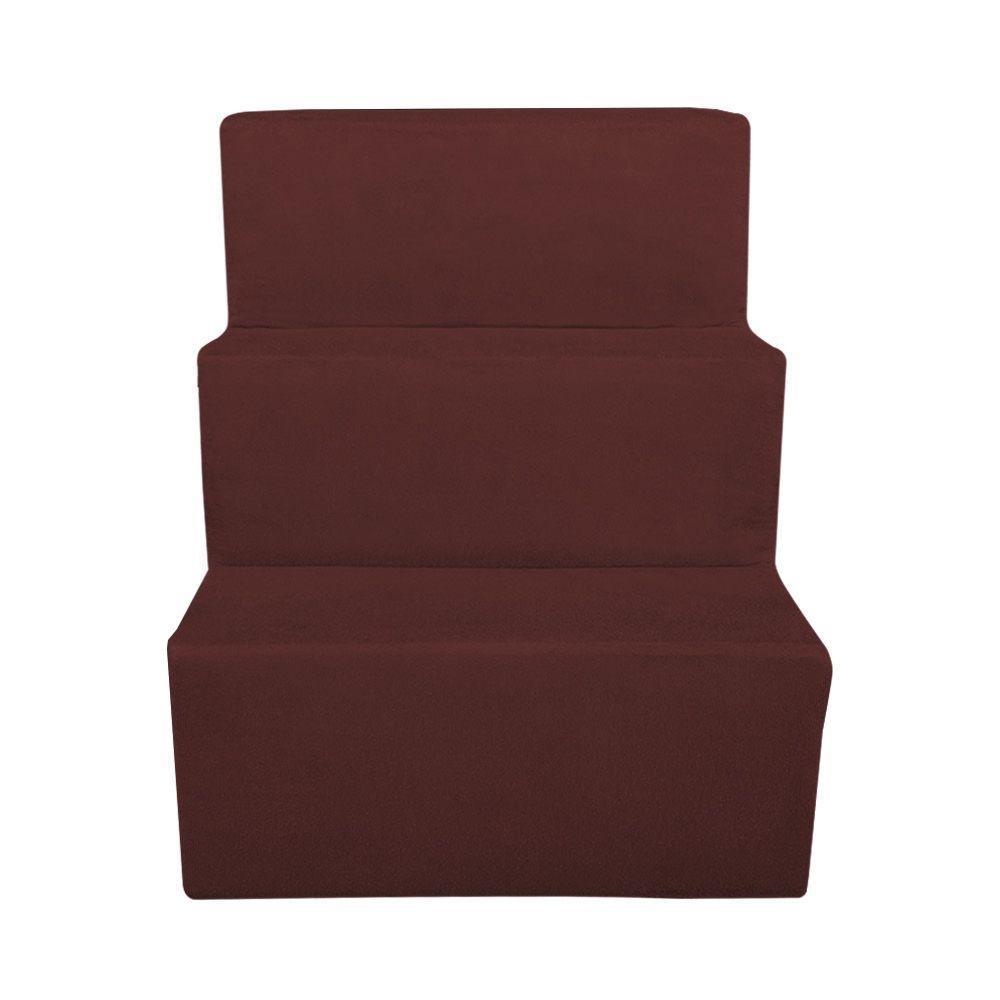 Escada Pet Para Cães E Gatos Suede Marsala Dal Poz Estofados - 2